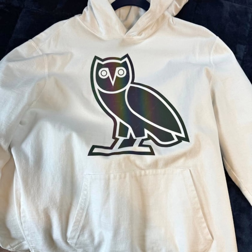OVO men’s large hologram hoodie